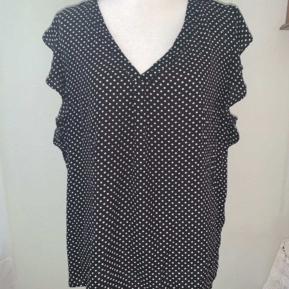Philosophy polka dot blouse size XL